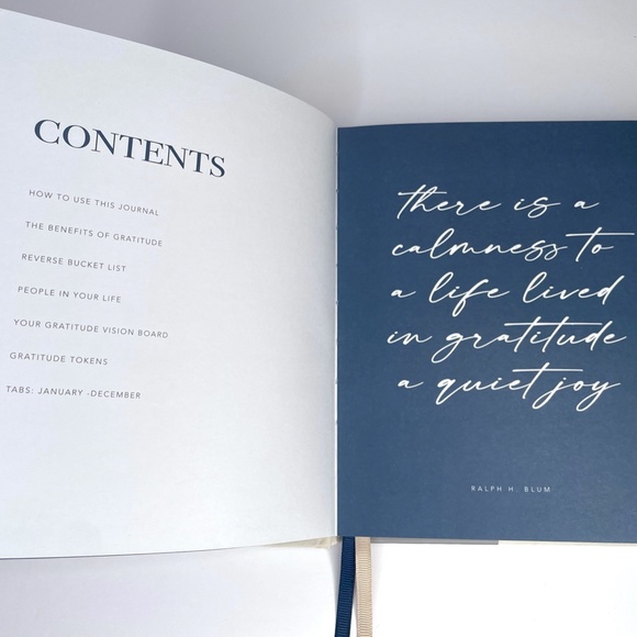 Gratitude Journal, 160 Pages, Quality Hardcover, White/Gold - Picture 5 of 12